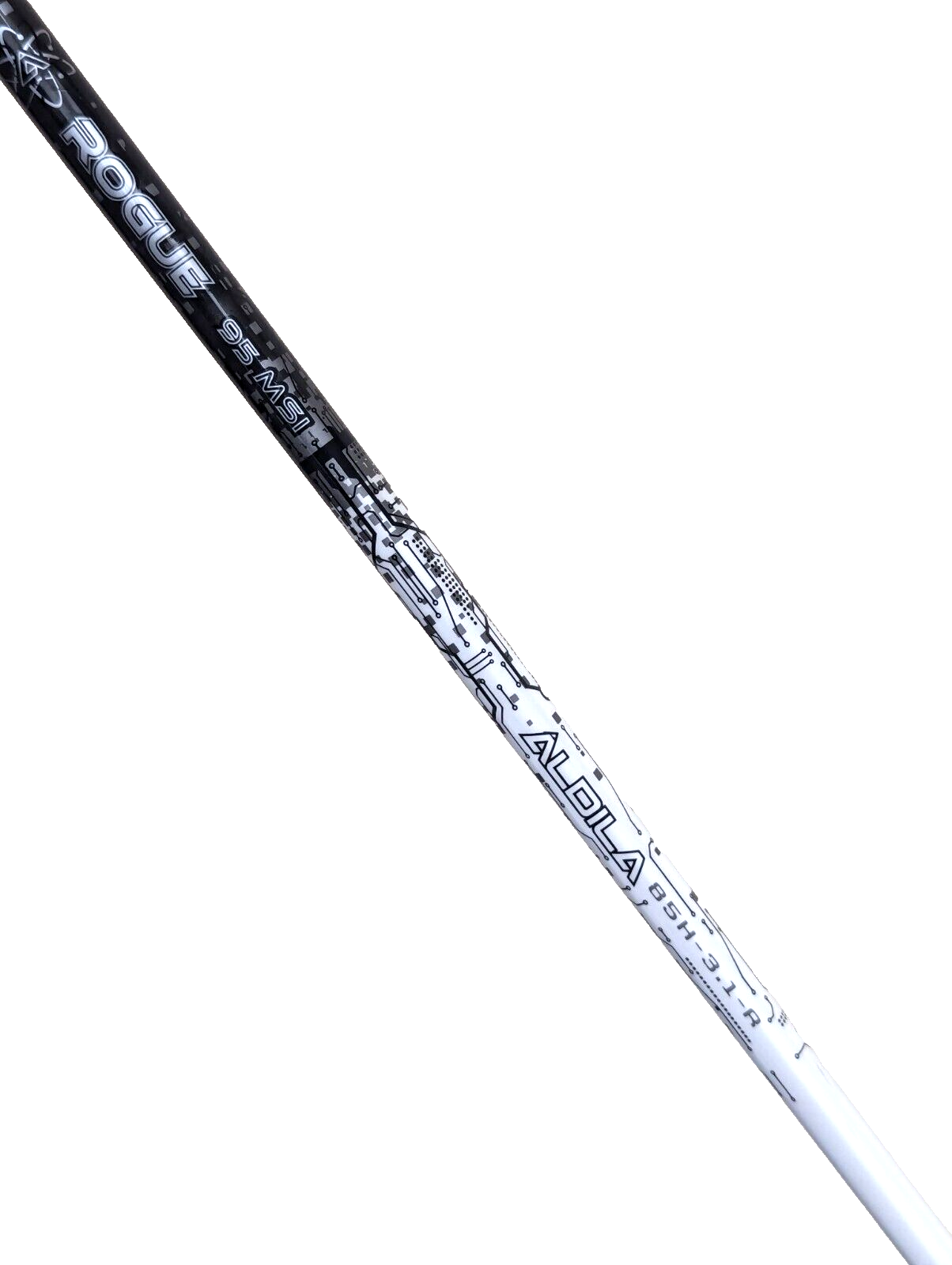 Aldila Rogue Black 95 Regular Flex 2 Hybrid Shaft - Titleist Surefit Adapter