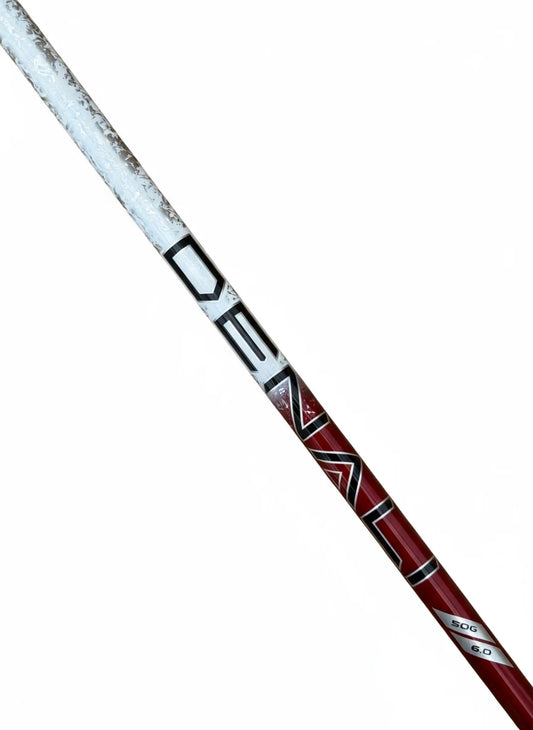 Denali 6.0 Red 50 Stiff Flex Driver Shaft - TaylorMade Adapter Sleeve