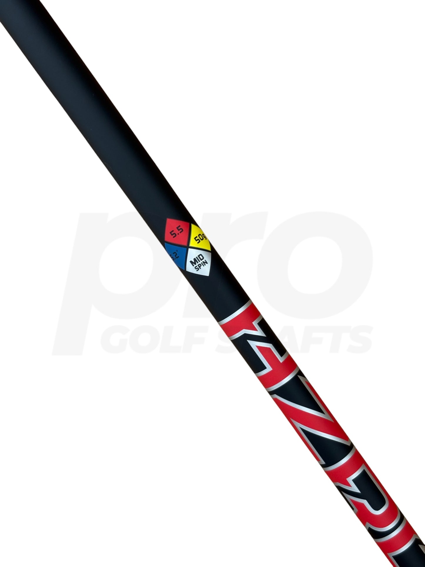 HZRDUS 5.5 Red CB 50g Regular Flex Driver Shaft - Custom