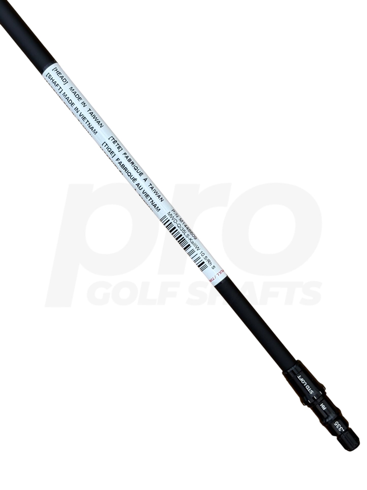 Mitsubishi Kai'li White 60s Dark Wave Stiff Flex Driver Shaft / TaylorMade Tip