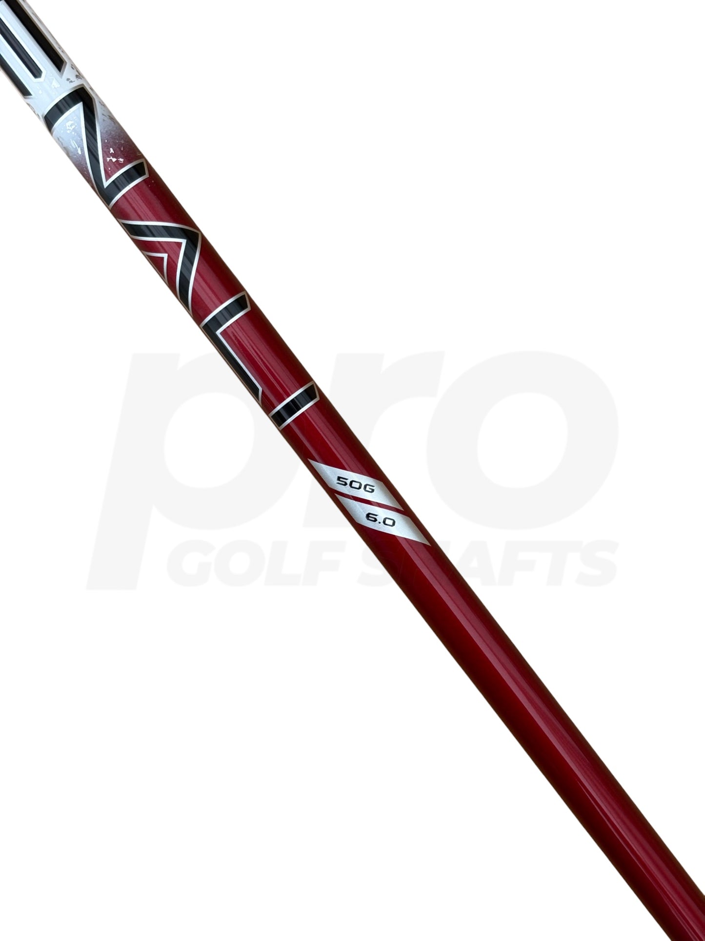 Denali 6.0 Red 50g Stiff Flex Driver Shaft - Cobra DS-Adapt Adapter
