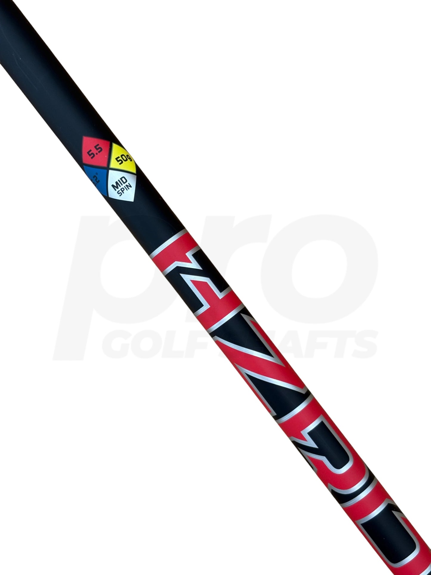 HZRDUS 5.5 CB Red 50g Regular Flex Driver Shaft - Titleist Surefit Adapter