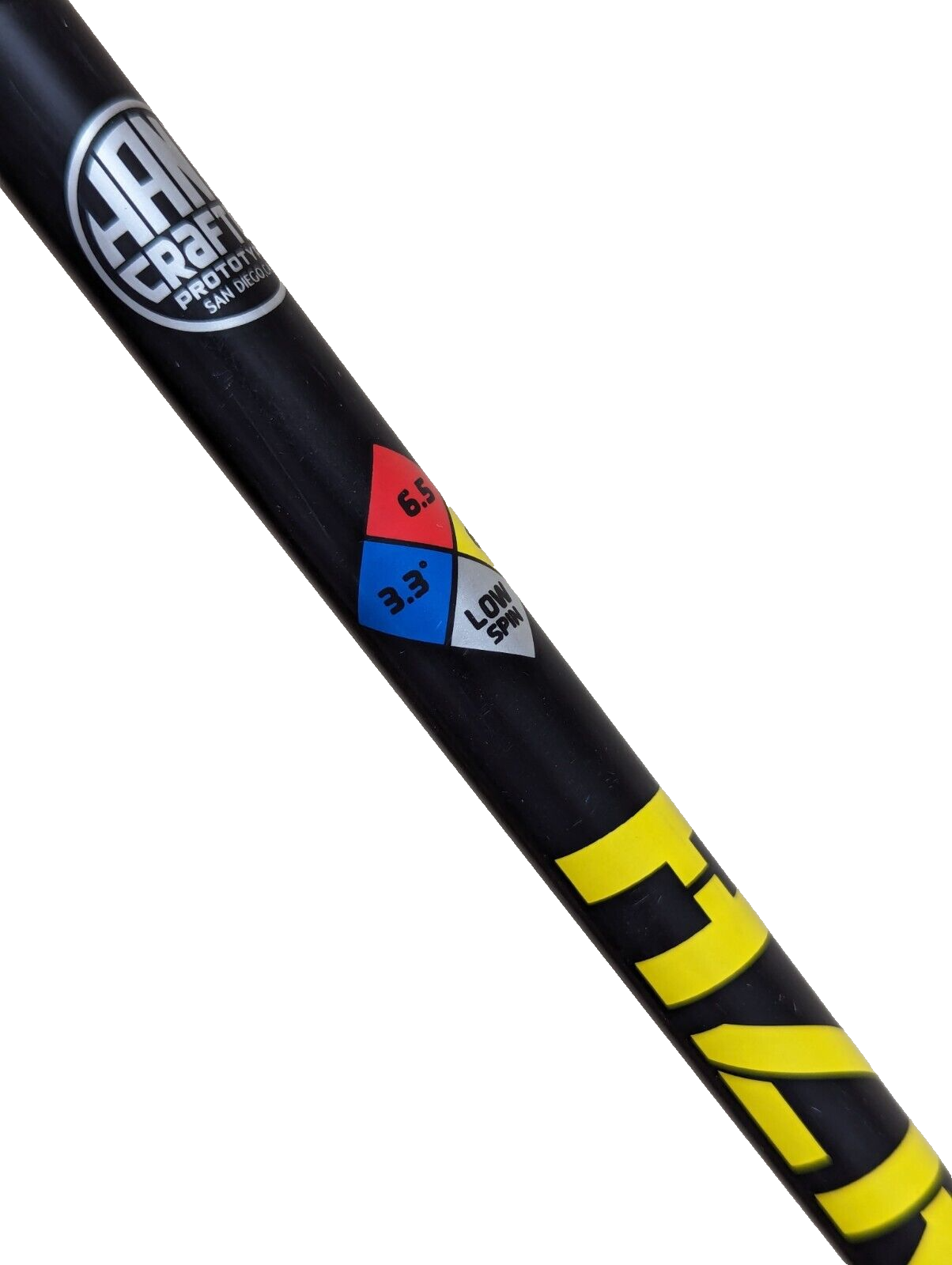 Handcrafted HZRDUS 6.5 Yellow 63g Extra Stiff Flex Driver Shaft - PXG Adapter