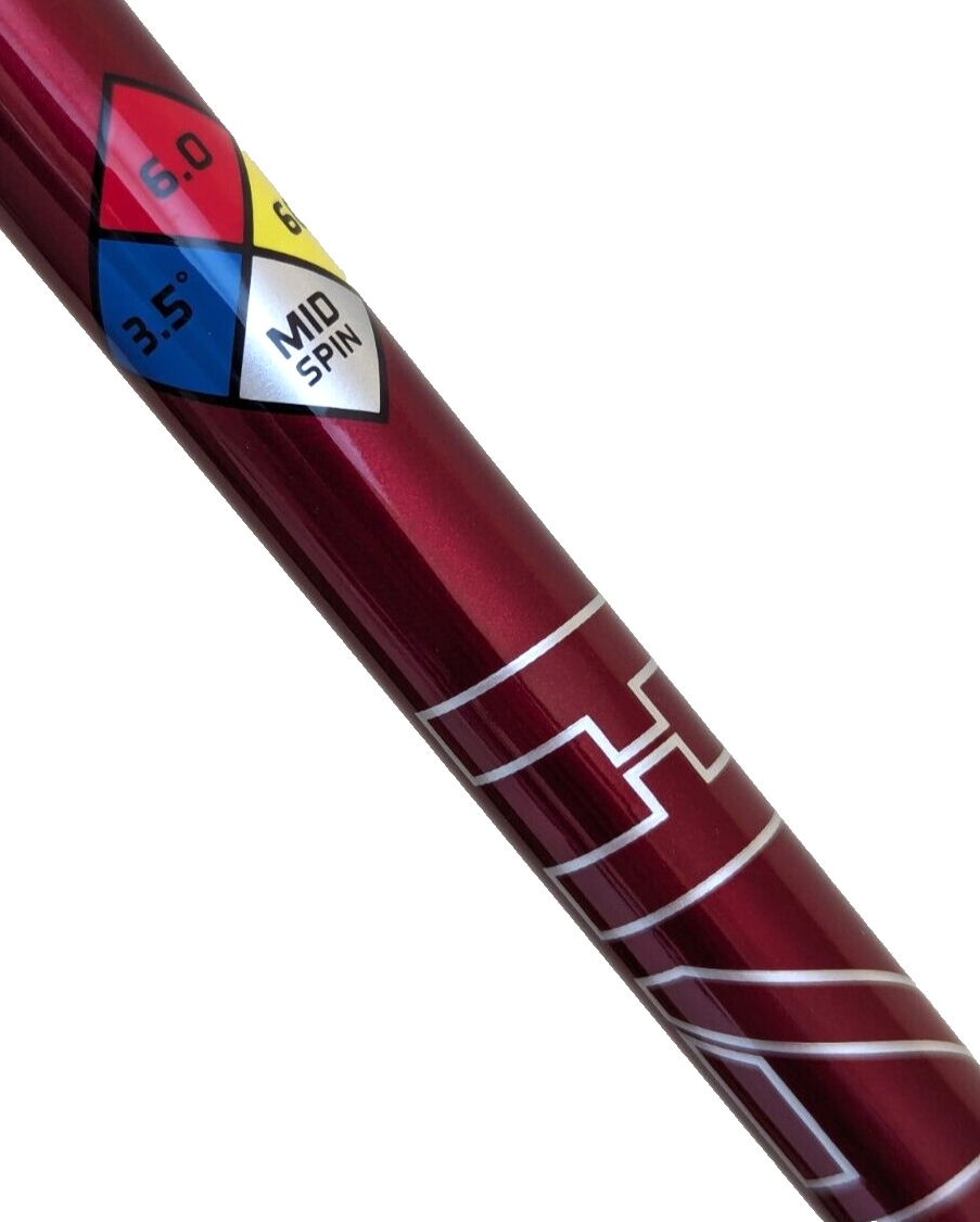 HZRDUS 6.0 RDX Smoke Red Stiff Flex Driver Shaft / TaylorMade Left Hand Adapter
