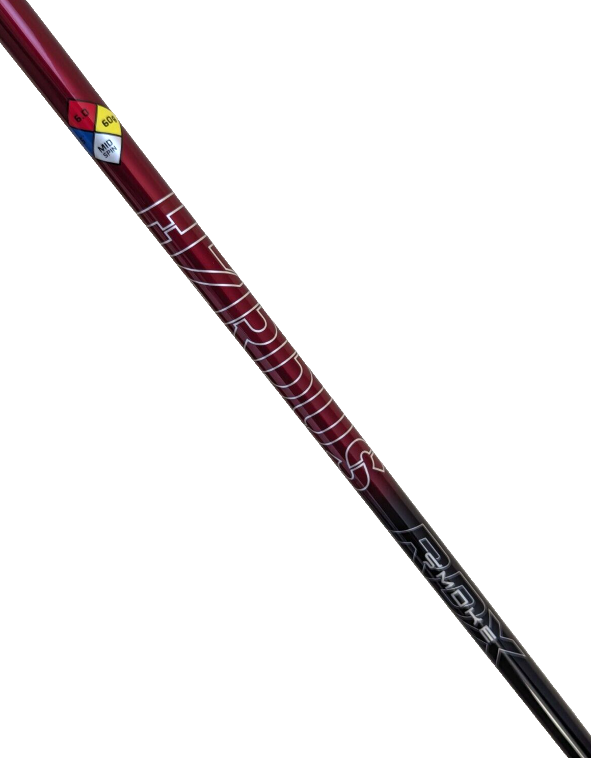 HZRDUS 6.0 RDX Smoke Red Stiff Flex Driver Shaft / TaylorMade Left Hand Adapter