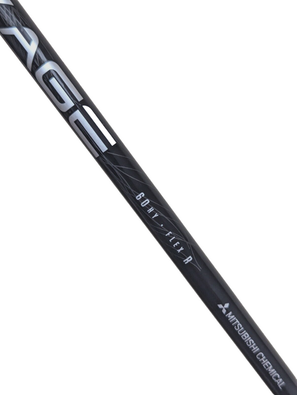 Mitsubishi KUROKAGE Black 60HY Regular Flex 3 Hybrid Shaft - Titleist Adapter