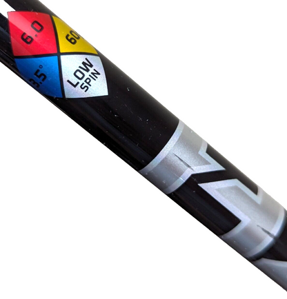 HZRDUS 6.0 Black Gen 4 Stiff Flex Driver Shaft - Titleist Surefit Adapter