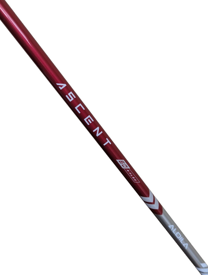 Aldila Ascent Red 60 Regular Flex Driver Shaft / TaylorMade Left Handed Adapter