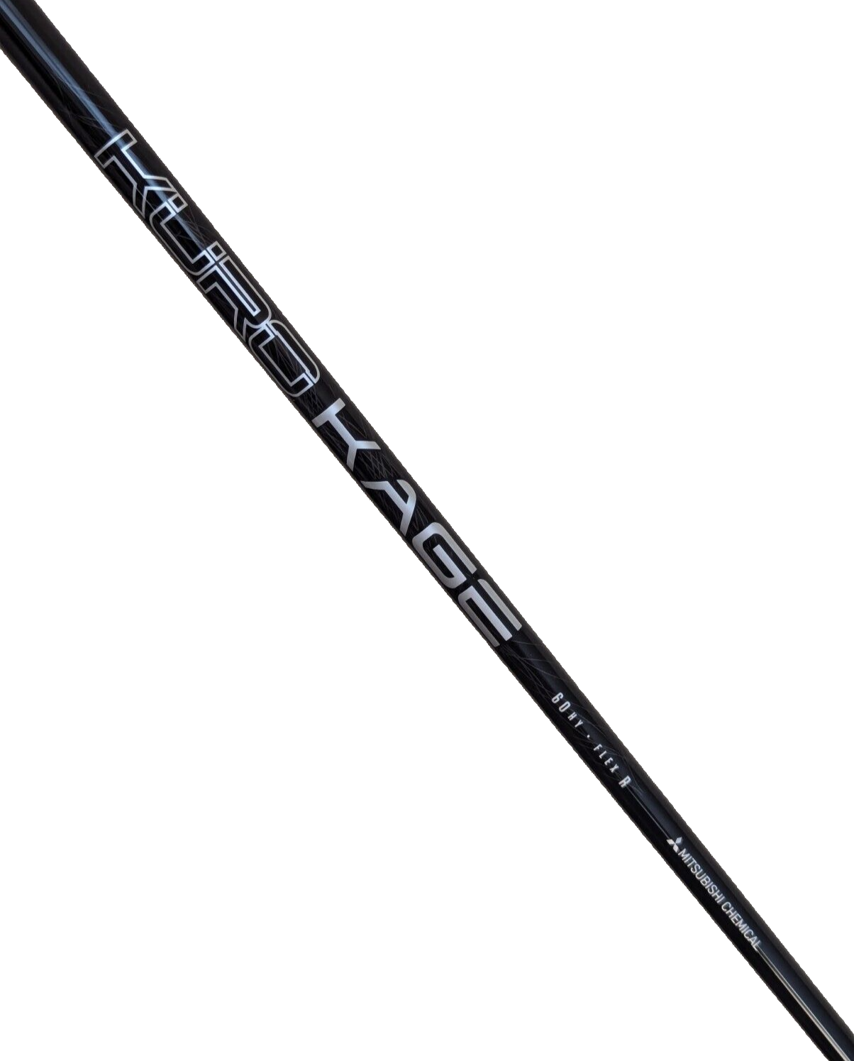 Mitsubishi KURO KAGE Black 60HY Regular Flex 6 Hybrid Shaft - Titleist Adapter