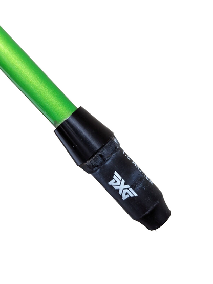 Matrix Ozik 7X3 Neon Green White Tie Extra Stiff Flex Driver Shaft - PXG Adapter