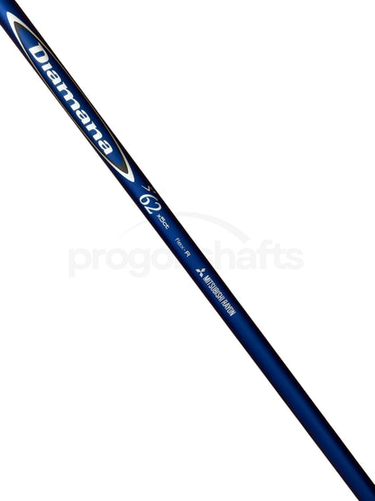 Mitsubishi Diamana Blue Plus S+62 Regular Flex Driver Shaft - Titleist Surefit Adapter