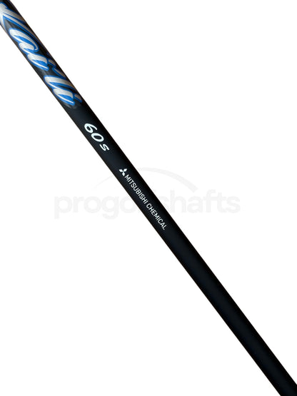 Mitsubishi Kaili Dark Waves Blue 60s Stiff Flex Driver Shaft - Cobra FutureFit33 Adapter