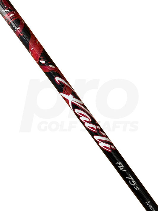 Mitsubishi Kaili Red 75 Stiff Flex 3 Wood Shaft - TaylorMade Adapter Sleeve