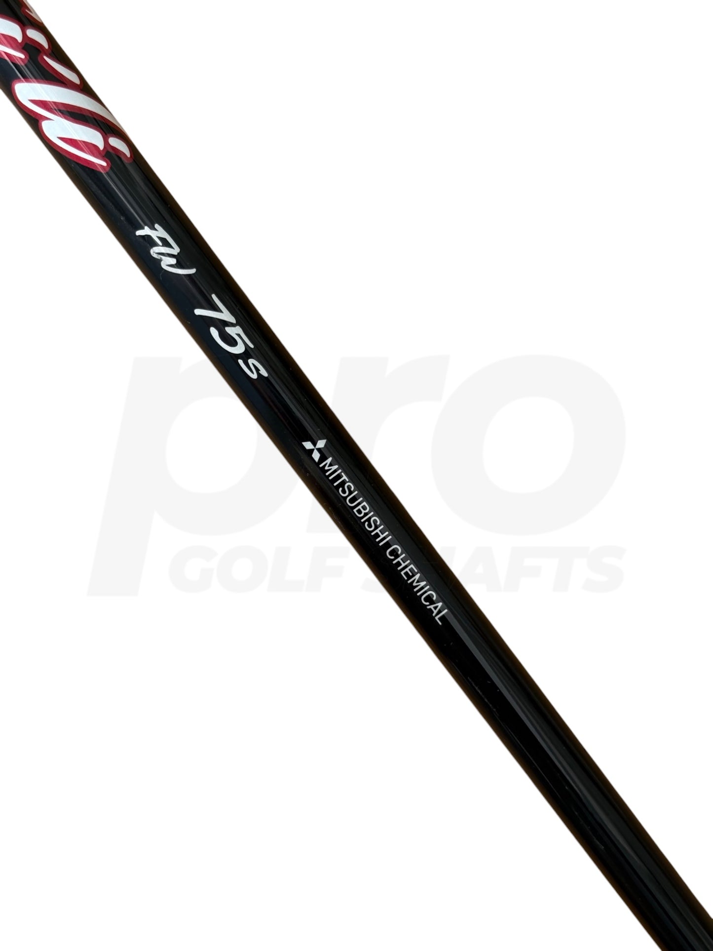 Mitsubishi Kaili Red 75 Stiff Flex 5 Wood Shaft - TaylorMade Adapter Sleeve