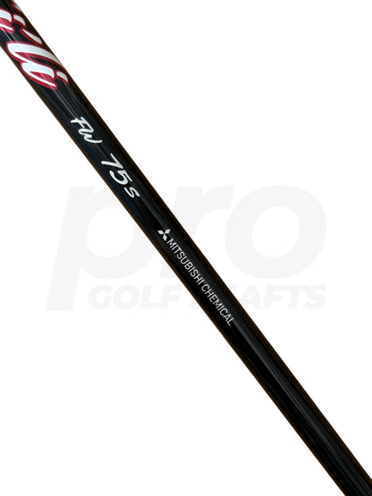 Mitsubishi Kaili Red 75 Stiff Flex 5 Wood Shaft - TaylorMade Adapter Sleeve