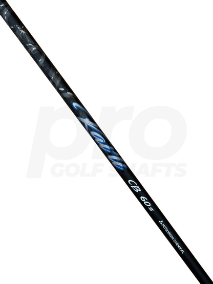 Mitsubishi Kai'li Blue CB 60s Dark Wave Stiff Flex Driver Shaft / TaylorMade Tip