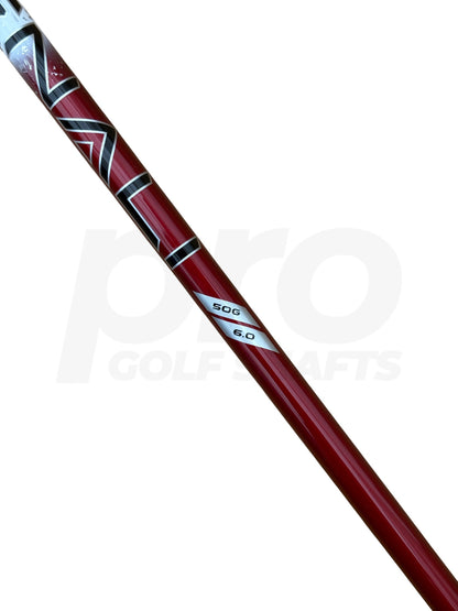 Denali 6.0 Red 50g Stiff Flex 3 Wood Shaft - Cobra DS-Adapt Adapter