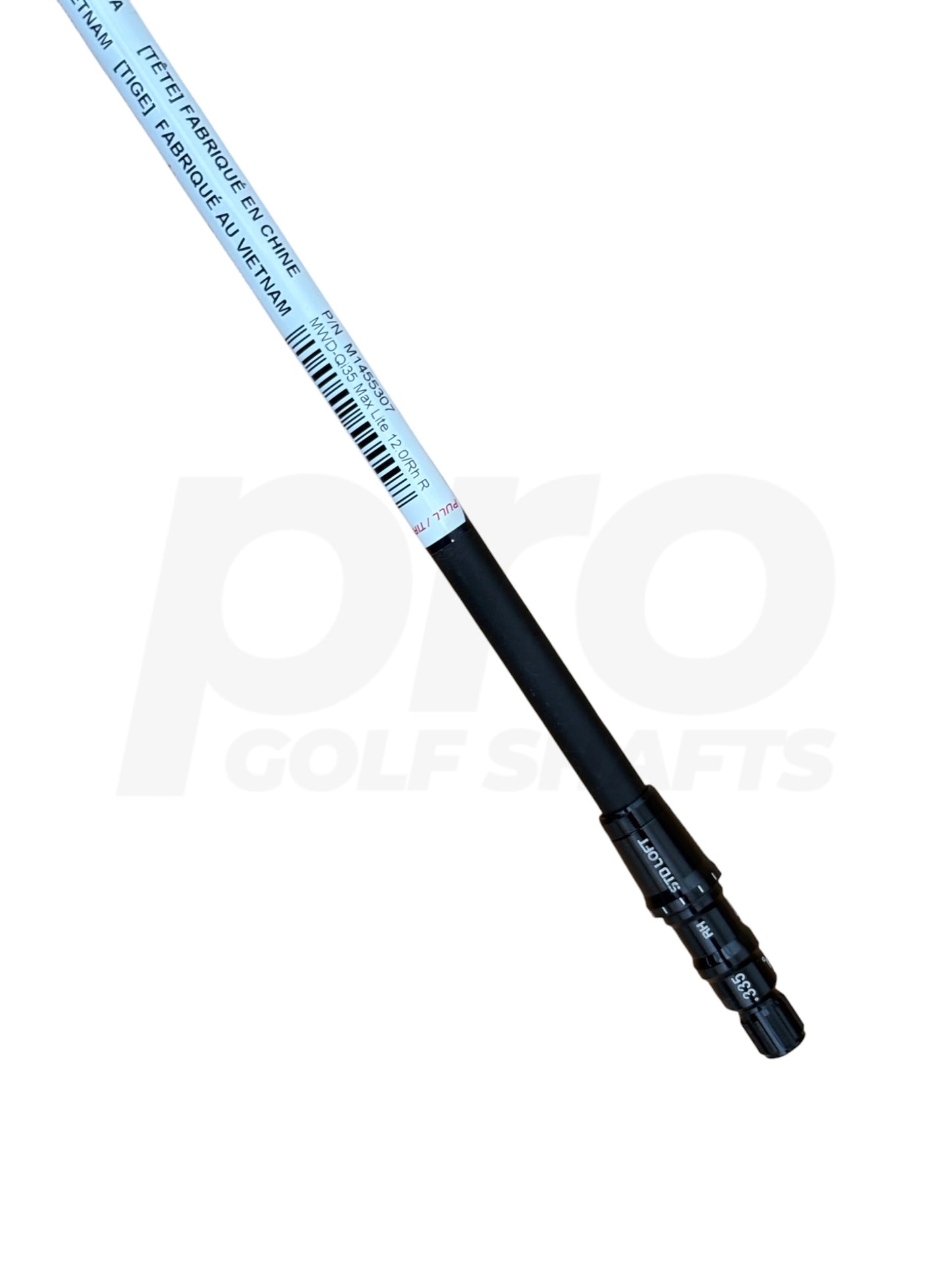 Mitsubishi Vanquish 40 4R Regular Flex Driver Shaft / TaylorMade Adapter Sleeve