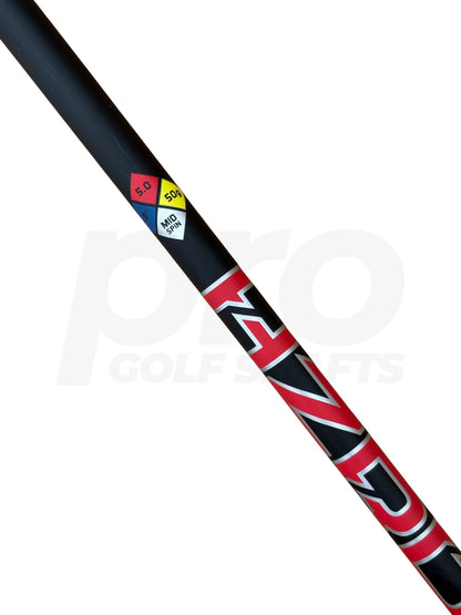 HZRDUS 5.0 CB Red 50g Senior Flex Driver Shaft - Titleist Surefit Adapter