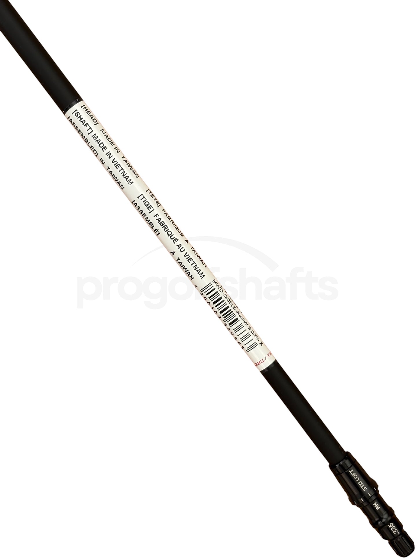 Mitsubishi Kaili White 60x Dark Wave Extra Stiff Driver Shaft / TaylorMade Adapter