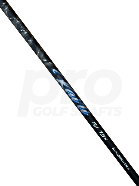 Mitsubishi Kaili Blue Dark Wave FW75 Extra Stiff Flex 3 Wood Shaft - TaylorMade Adapter