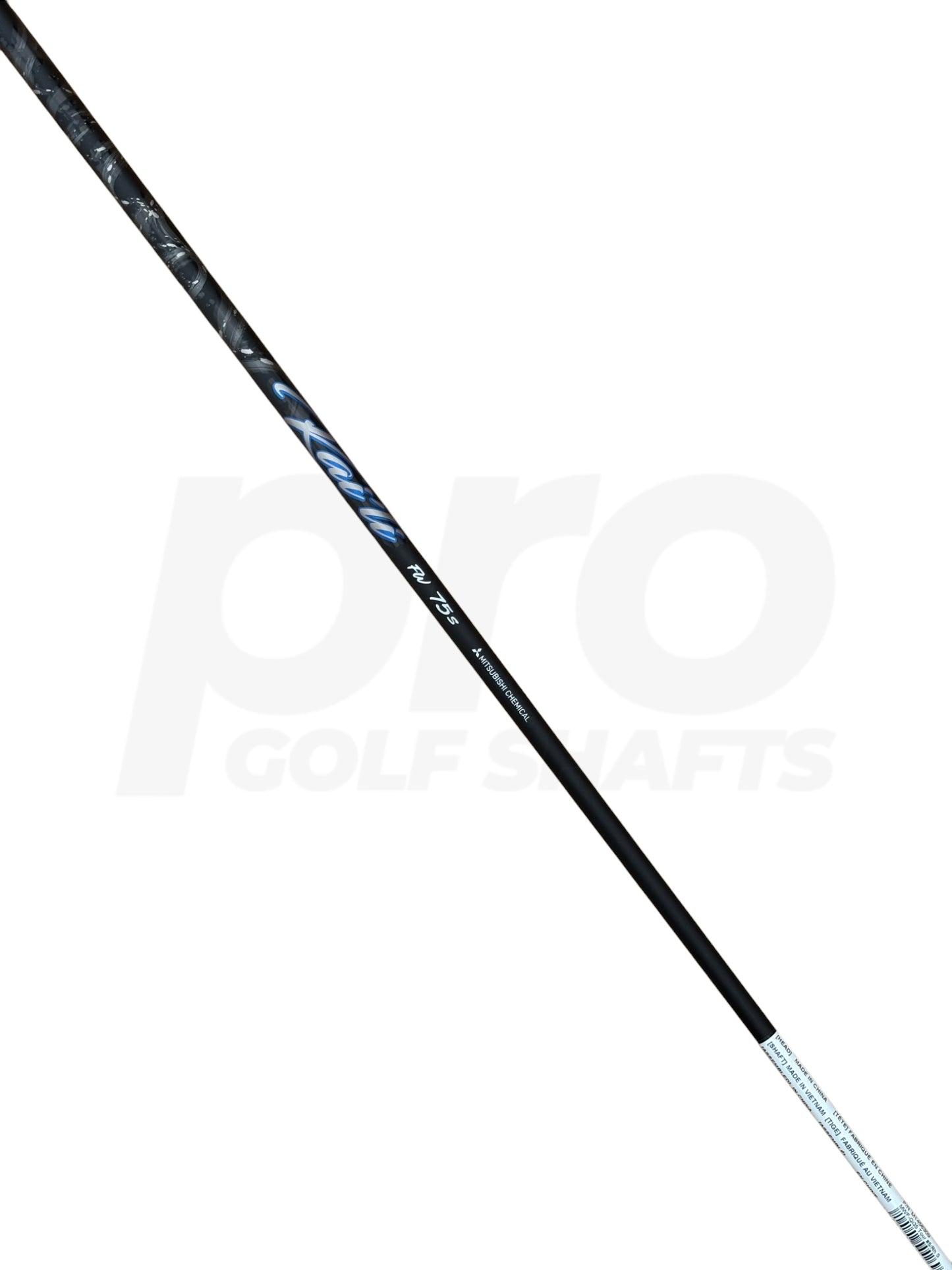 Mitsubishi Kaili Blue Dark Wave FW75 Stiff Flex 7 Wood Shaft - TaylorMade Adapter