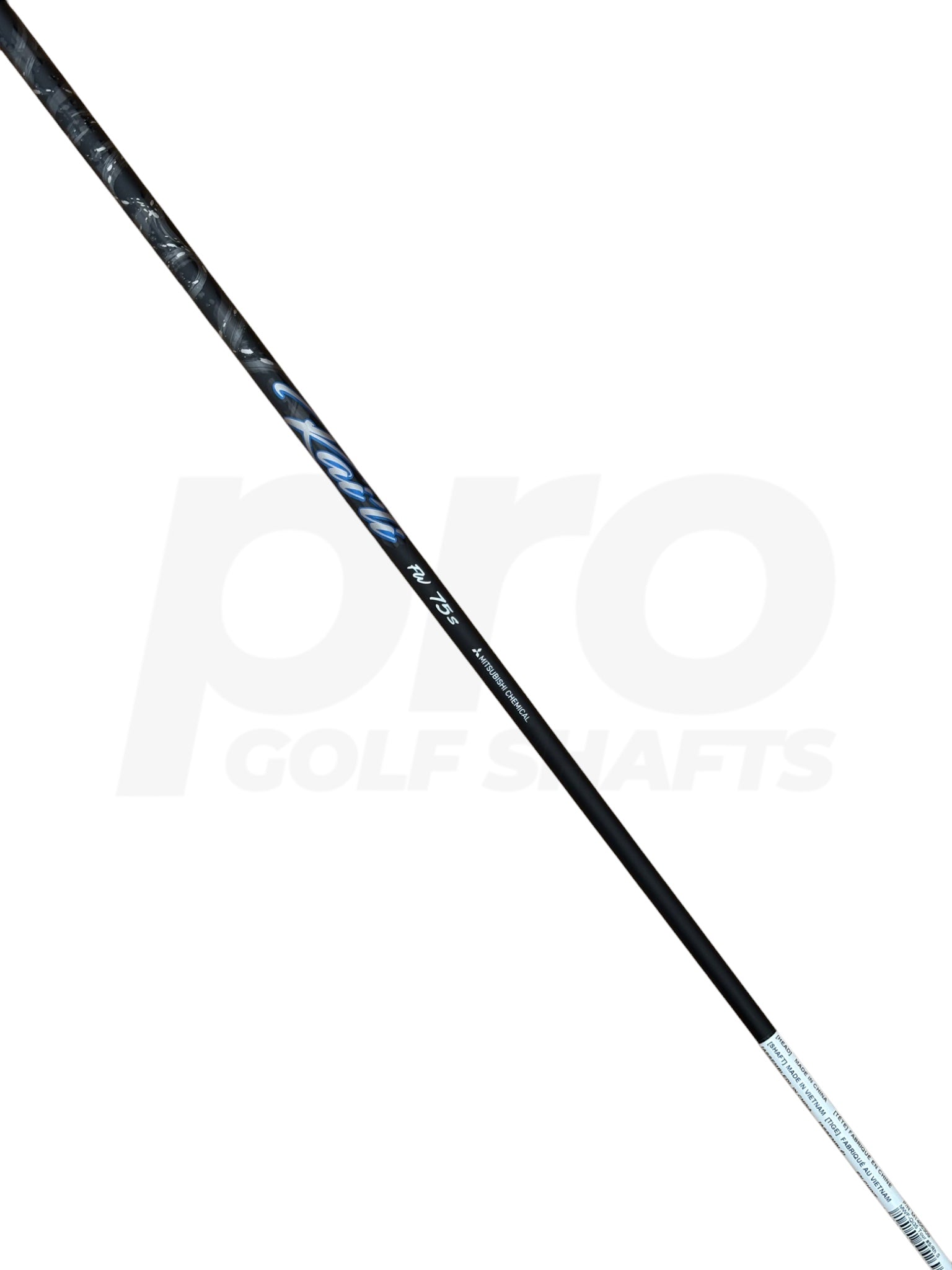 Mitsubishi Kaili Blue Dark Wave FW75 Stiff Flex 7 Wood Shaft - TaylorMade Adapter
