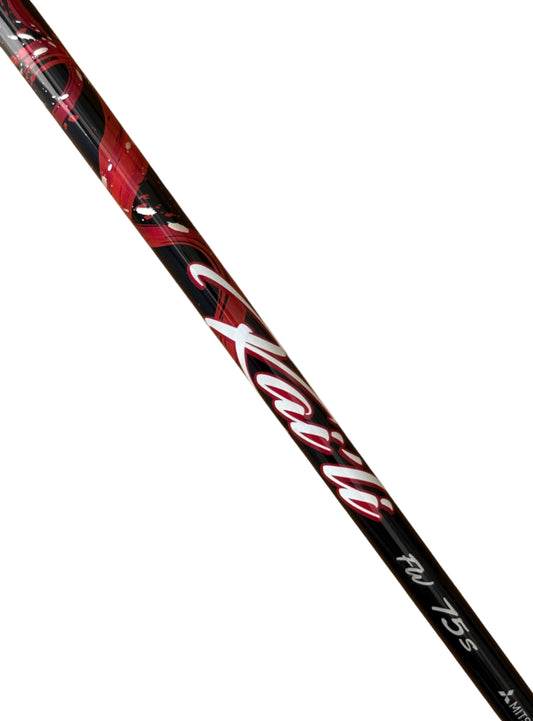 Mitsubishi Kaili Red 75 Stiff Flex 5 Wood Shaft - TaylorMade Adapter Sleeve